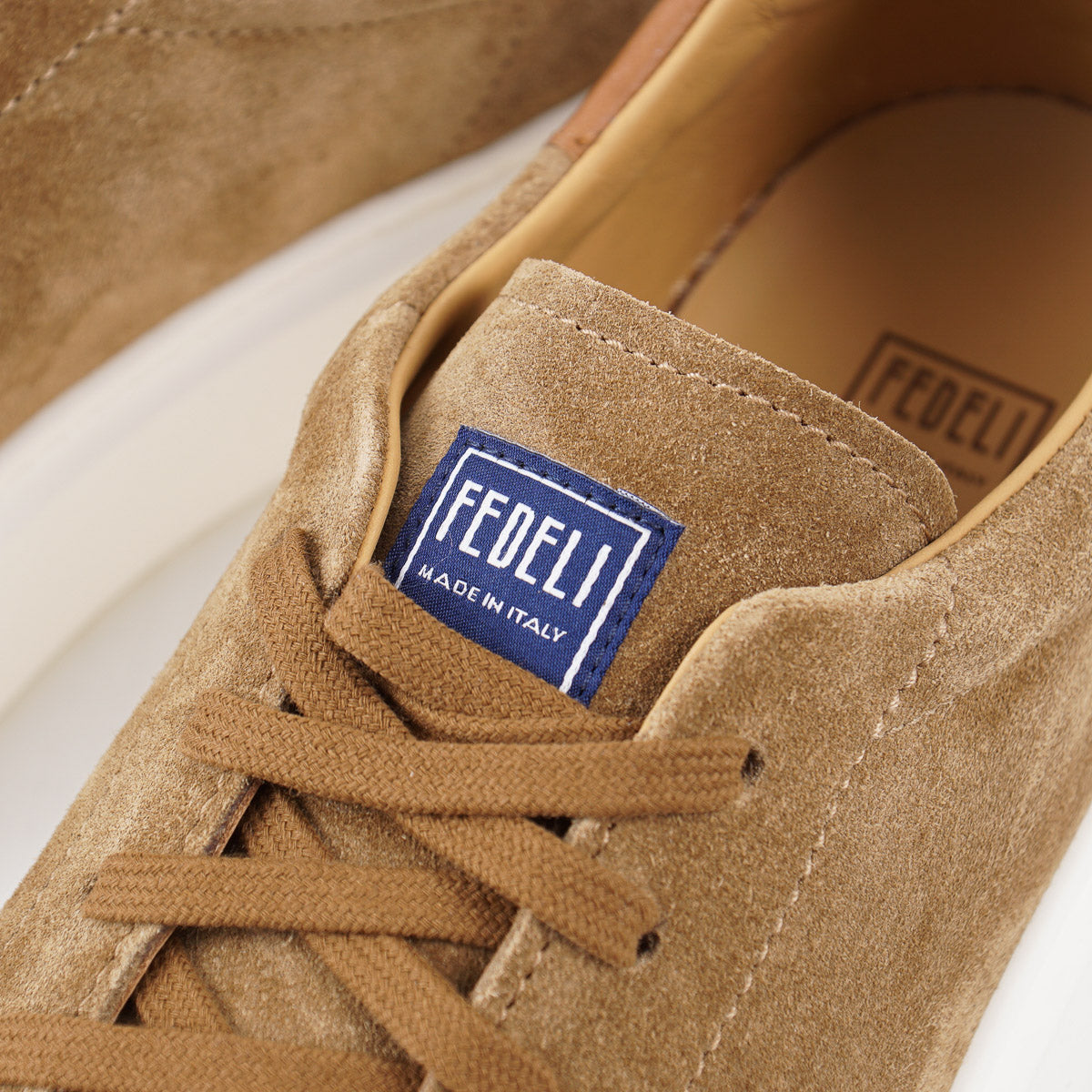 Fedeli Nappa Suede Low-Top Sneakers - Top Shelf Apparel