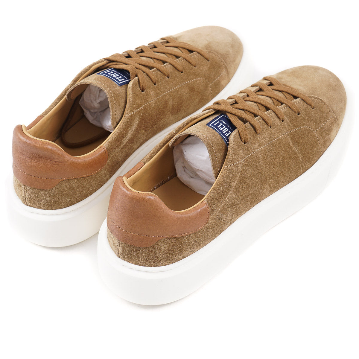 Fedeli Nappa Suede Low-Top Sneakers - Top Shelf Apparel