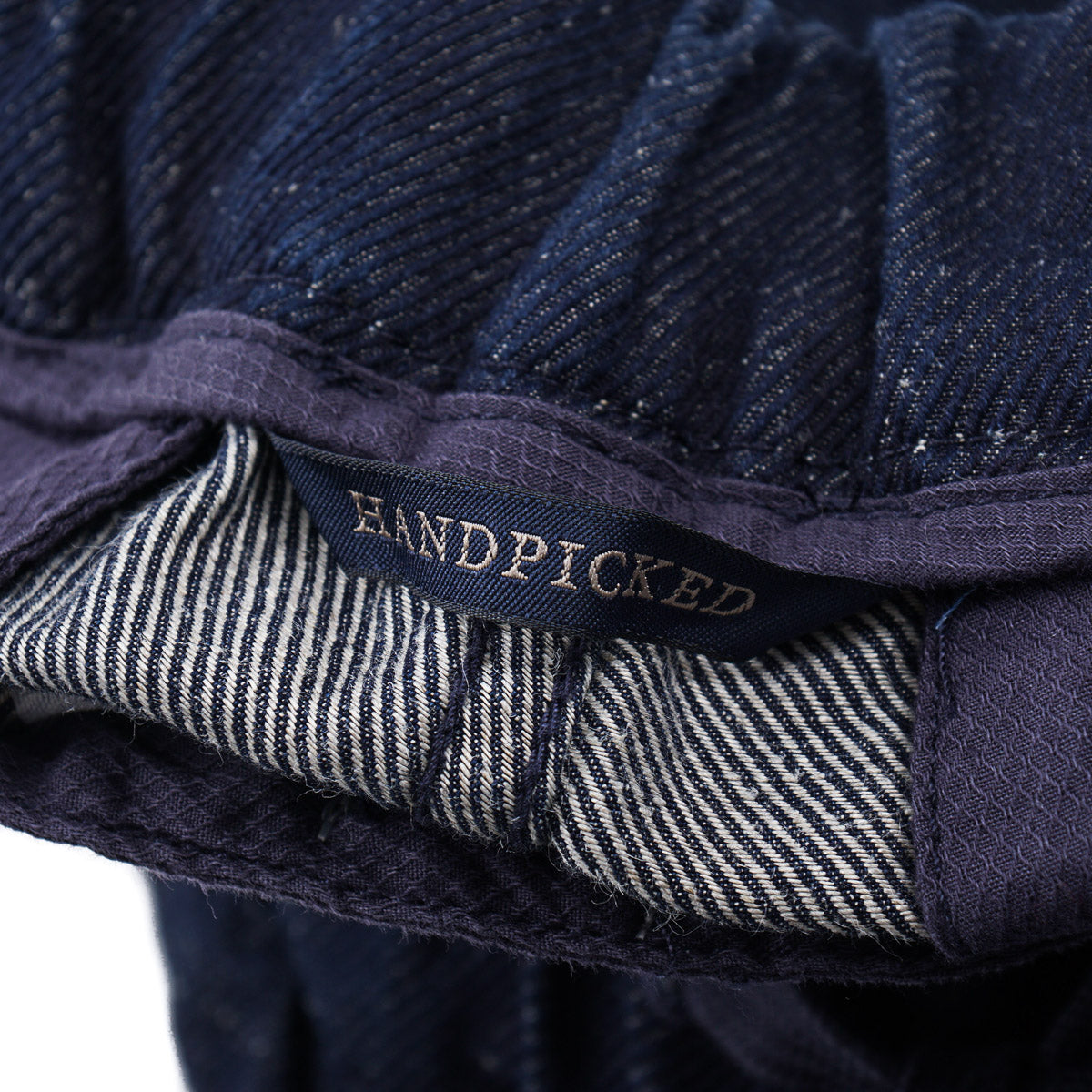 Handpicked Drawstring Cotton-Linen Pants