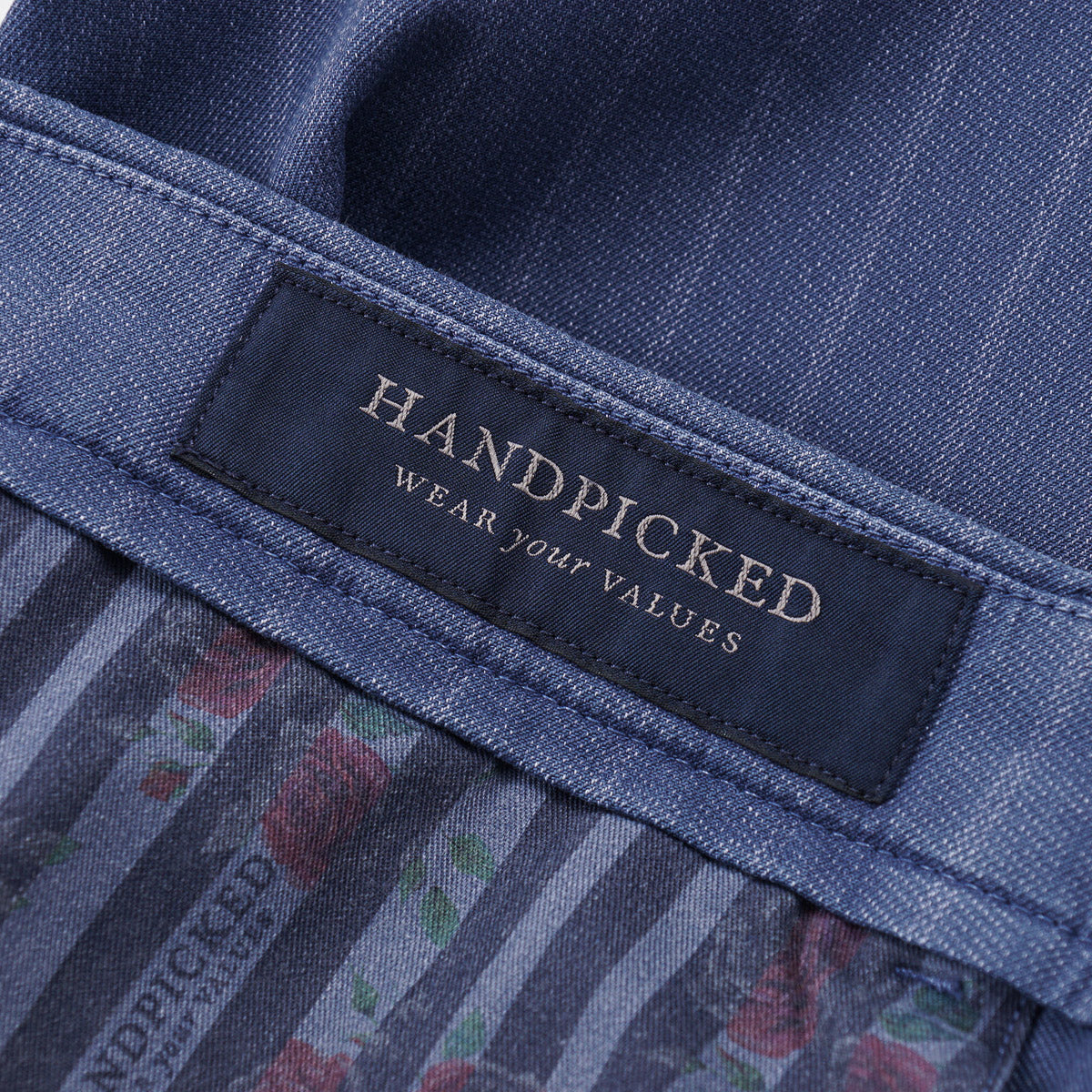 Handpicked Slim-Fit Cotton-Linen Pants
