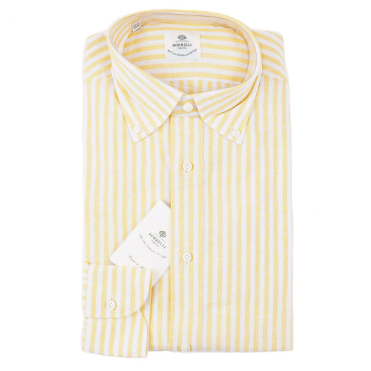 Luigi Borrelli Linen-Cotton Dress Shirt - Top Shelf Apparel