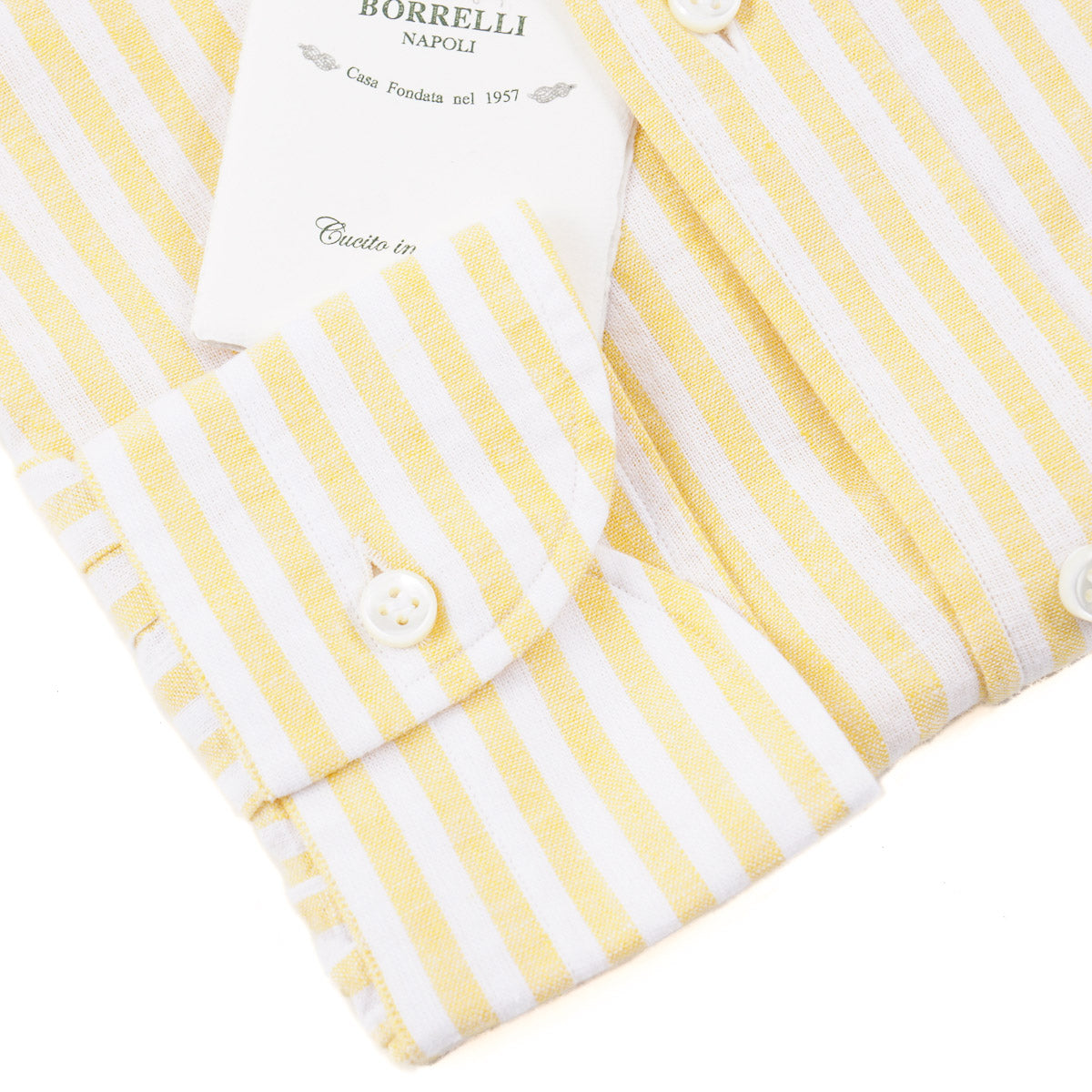 Luigi Borrelli Linen-Cotton Dress Shirt - Top Shelf Apparel