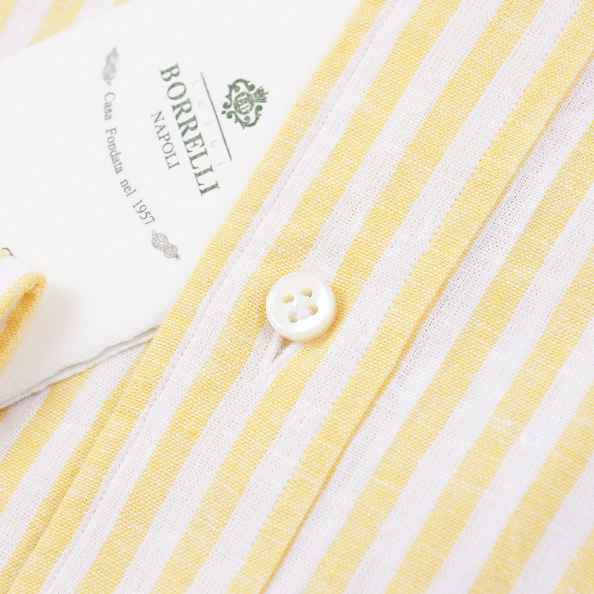 Luigi Borrelli Linen-Cotton Dress Shirt - Top Shelf Apparel