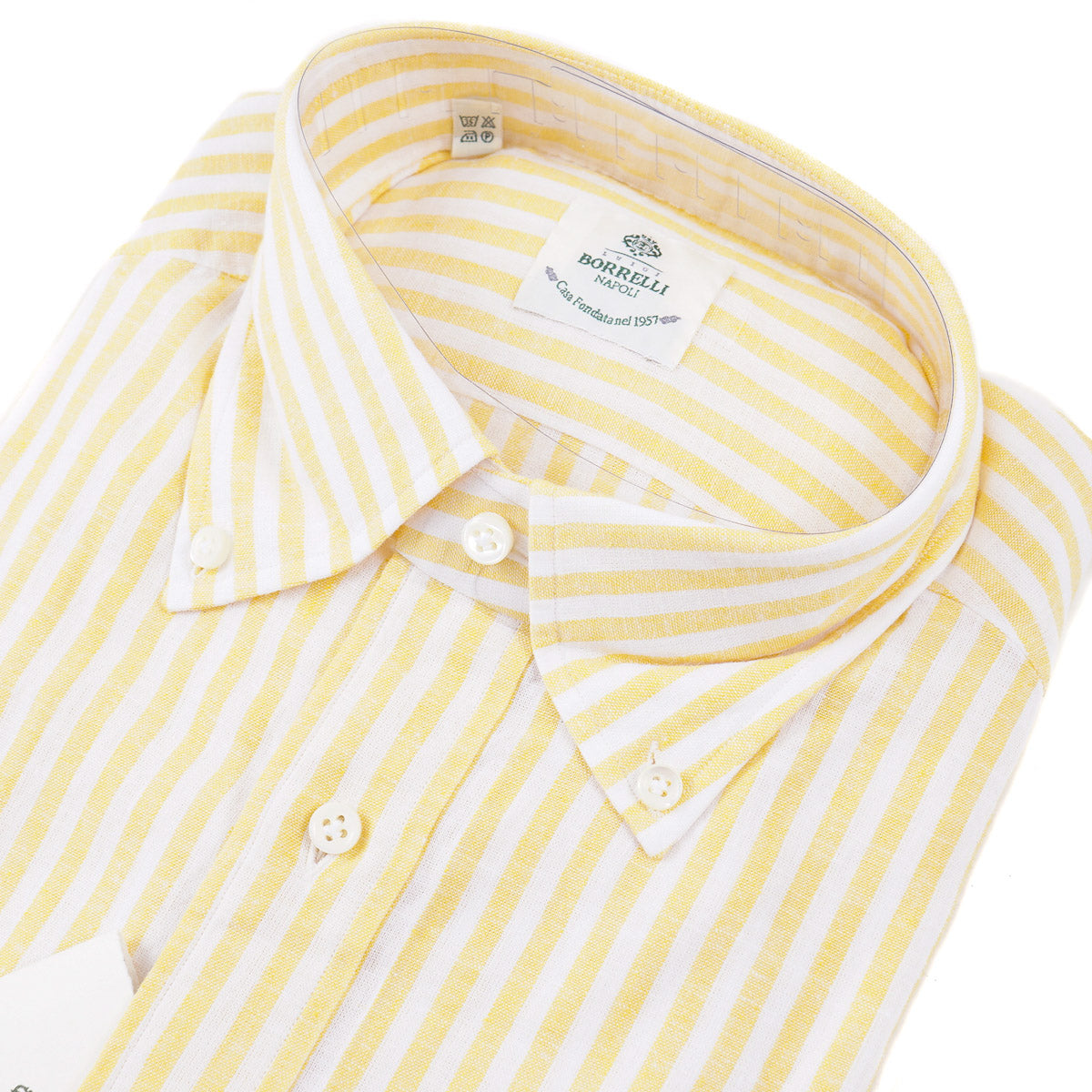 Luigi Borrelli Linen-Cotton Dress Shirt - Top Shelf Apparel