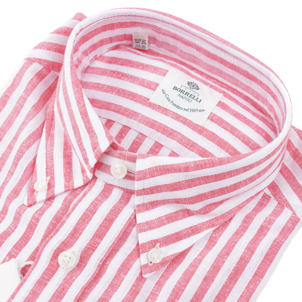 Luigi Borrelli Linen-Cotton Dress Shirt - Top Shelf Apparel