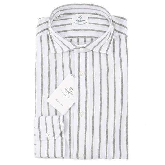 Luigi Borrelli Linen-Cotton Dress Shirt - Top Shelf Apparel