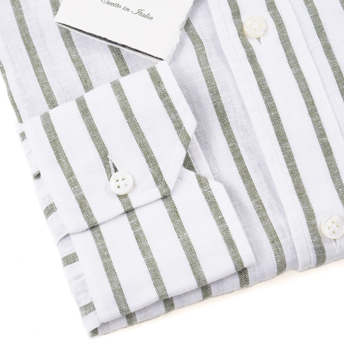 Luigi Borrelli Linen-Cotton Dress Shirt - Top Shelf Apparel