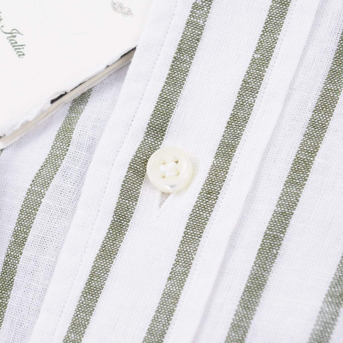 Luigi Borrelli Linen-Cotton Dress Shirt - Top Shelf Apparel