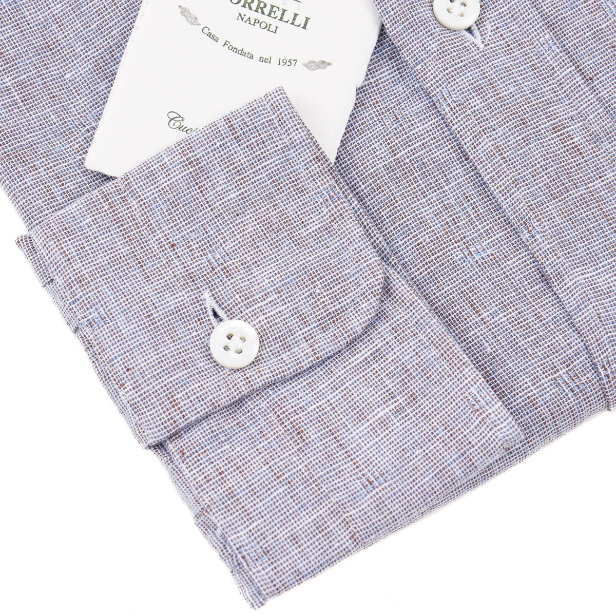 Luigi Borrelli Linen-Cotton Dress Shirt - Top Shelf Apparel