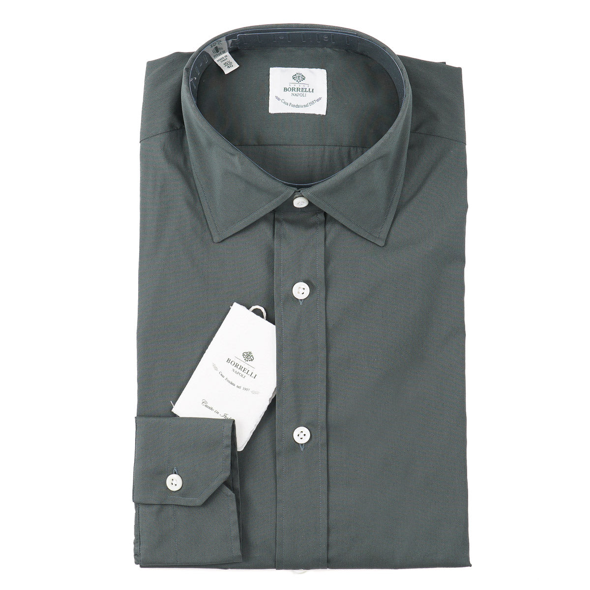 Luigi Borrelli Slim-Fit Poplin Cotton Shirt - Top Shelf Apparel
