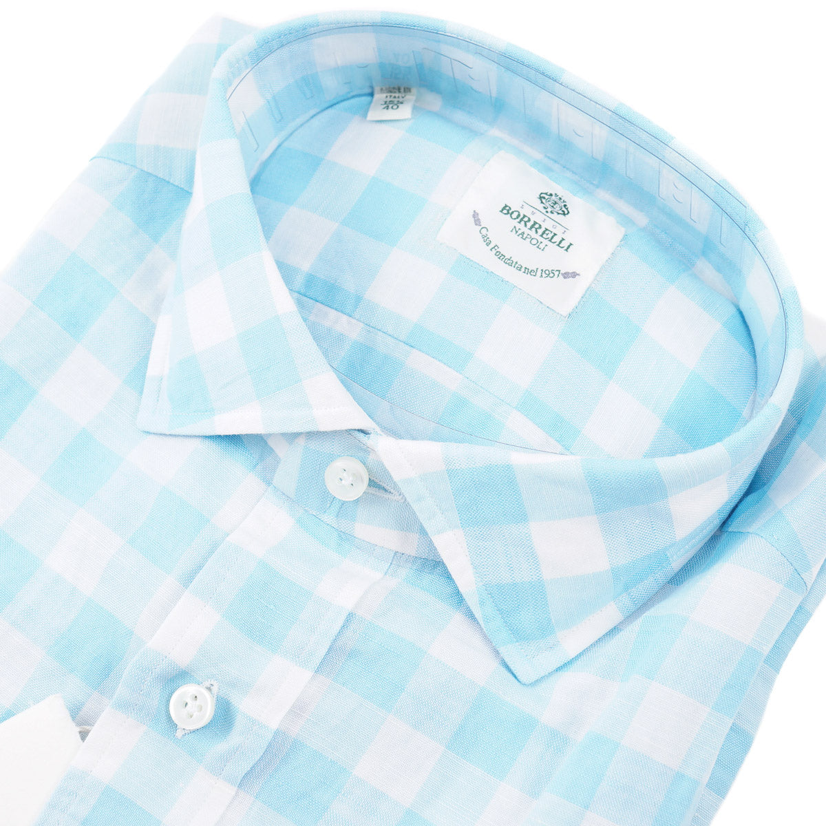 Luigi Borrelli Linen-Cotton Dress Shirt - Top Shelf Apparel