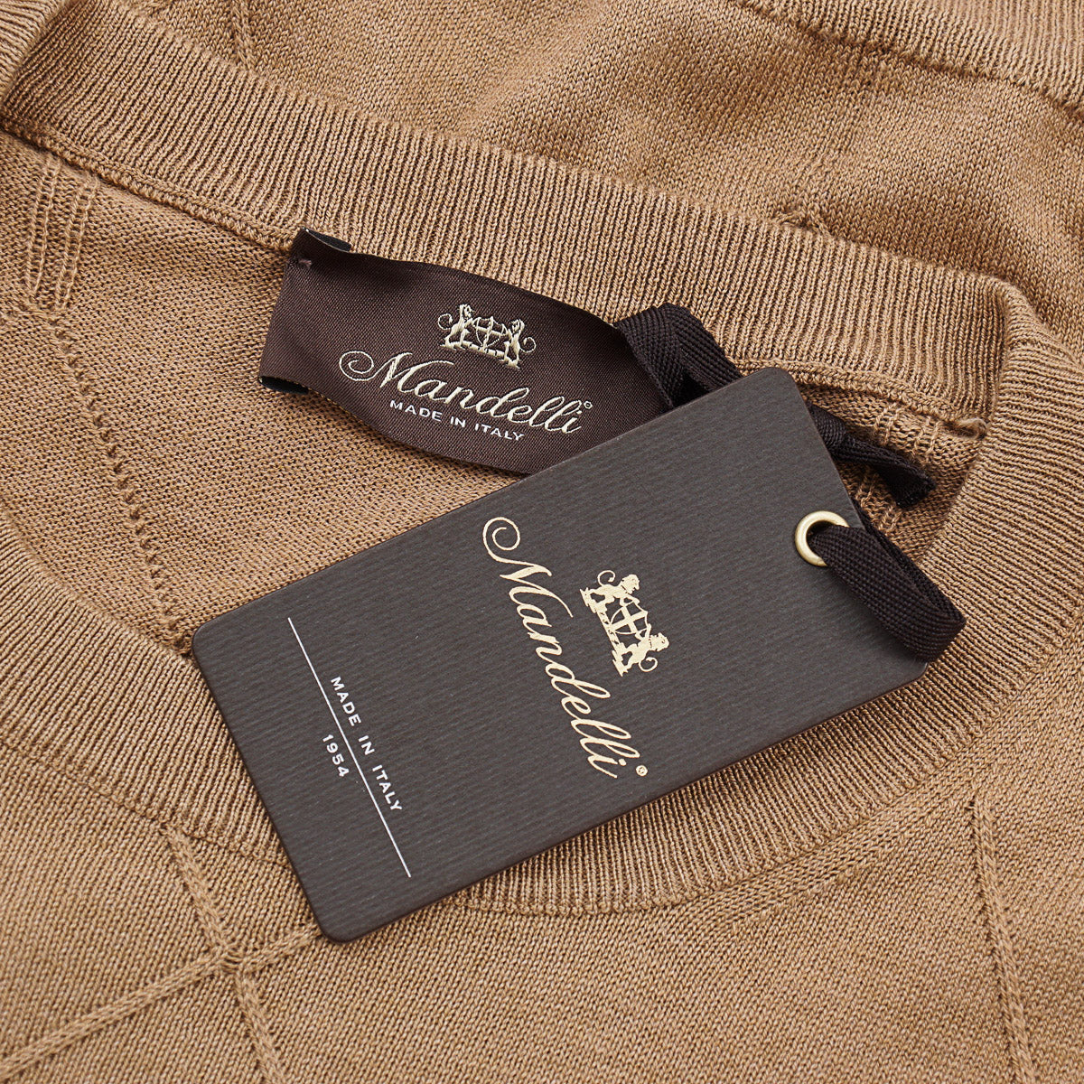Mandelli Silk-Cotton Short Sleeve Sweater