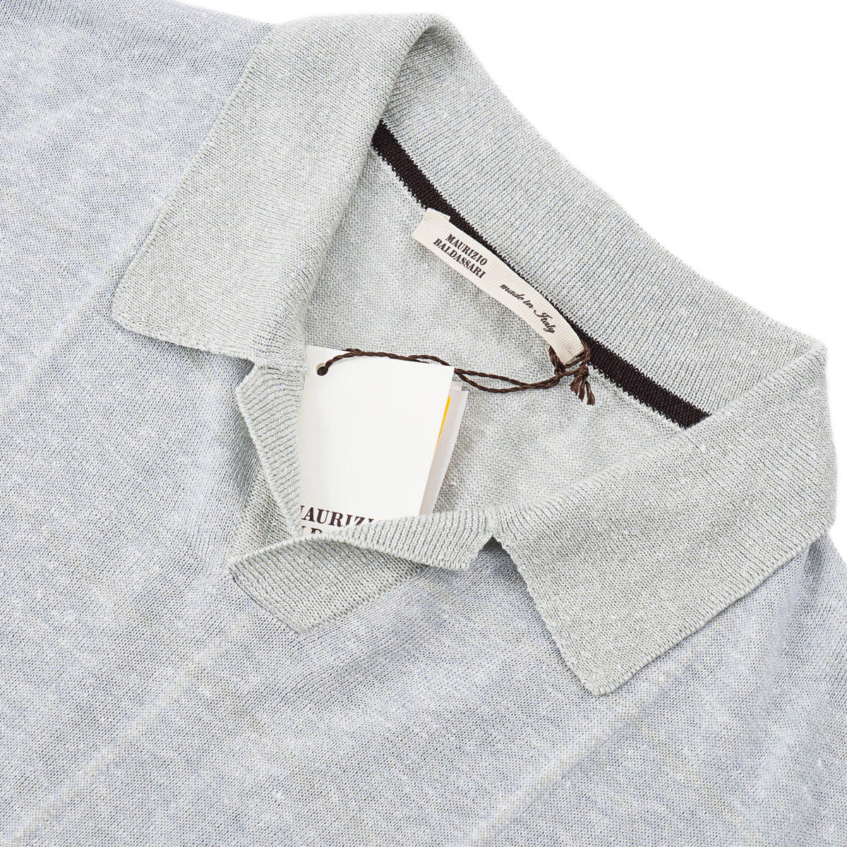 Maurizio Baldassari Knit Linen-Cotton Polo