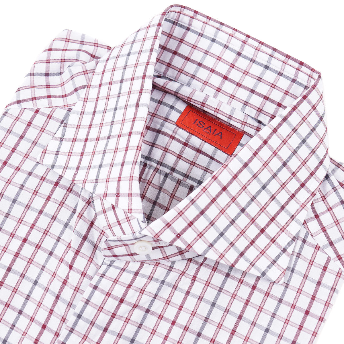 Isaia Tailored-Fit 'Mix' Cotton Shirt - Top Shelf Apparel