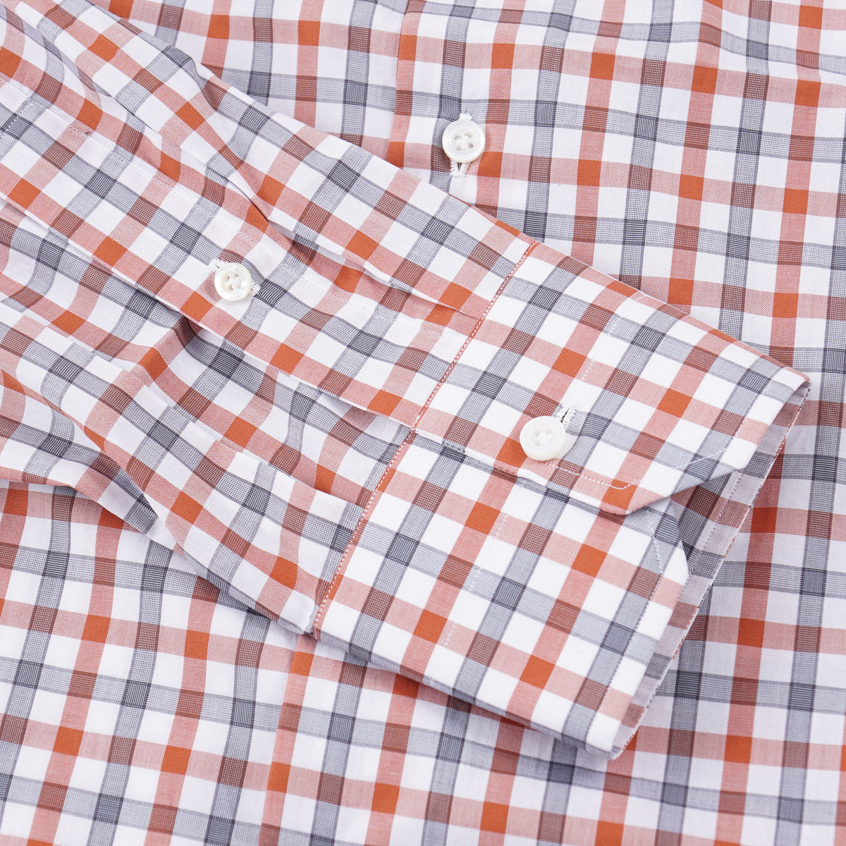 Isaia Tailored-Fit 'Mix' Cotton Shirt - Top Shelf Apparel