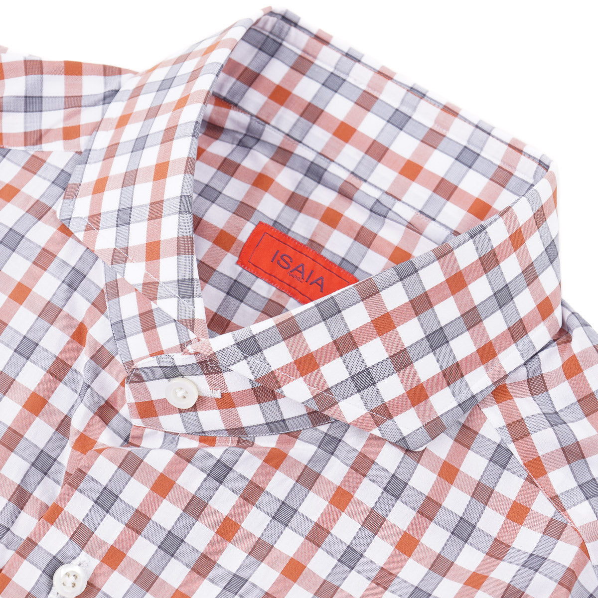 Isaia Tailored-Fit 'Mix' Cotton Shirt - Top Shelf Apparel