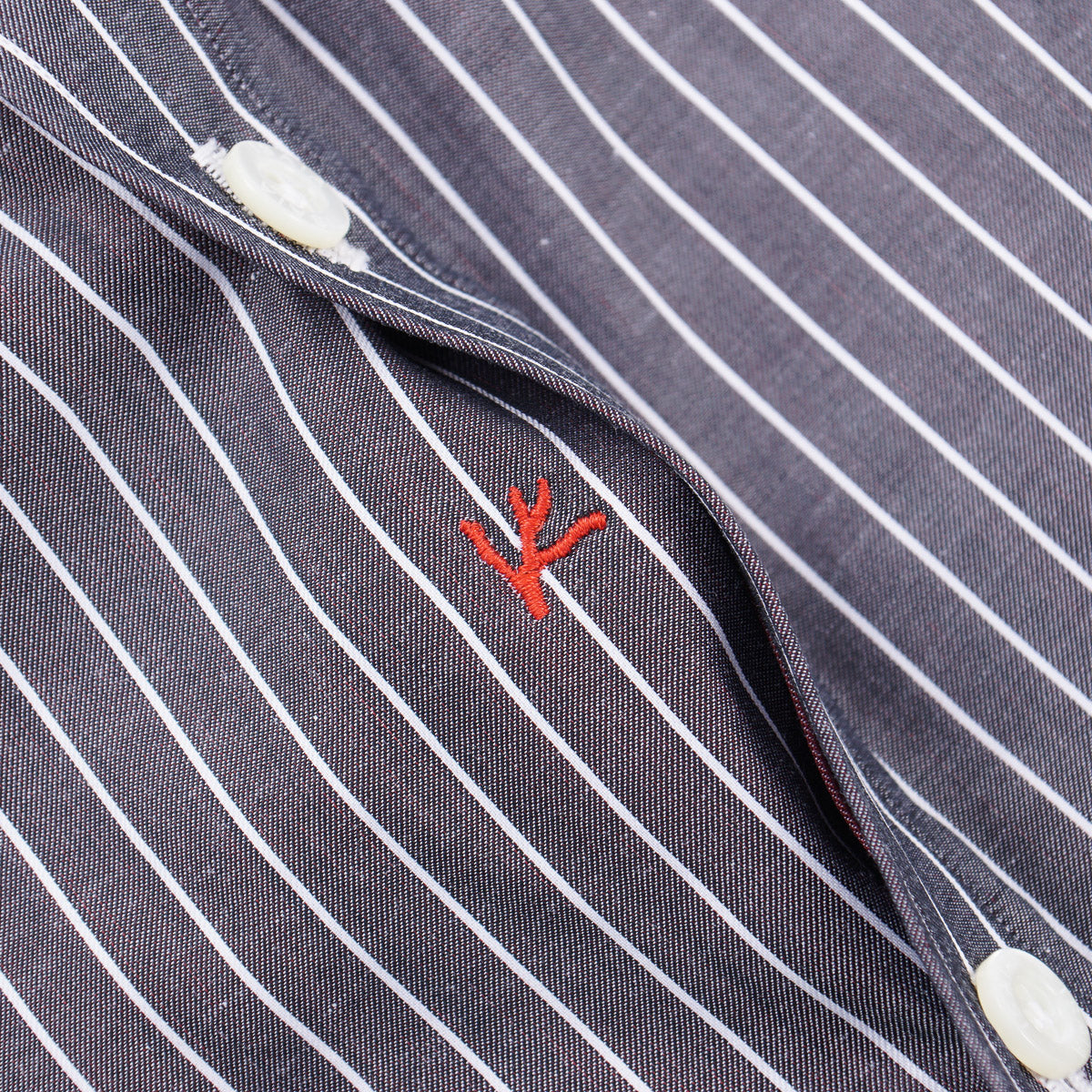 Isaia Trim-Fit 'Mix' Cotton Shirt - Top Shelf Apparel