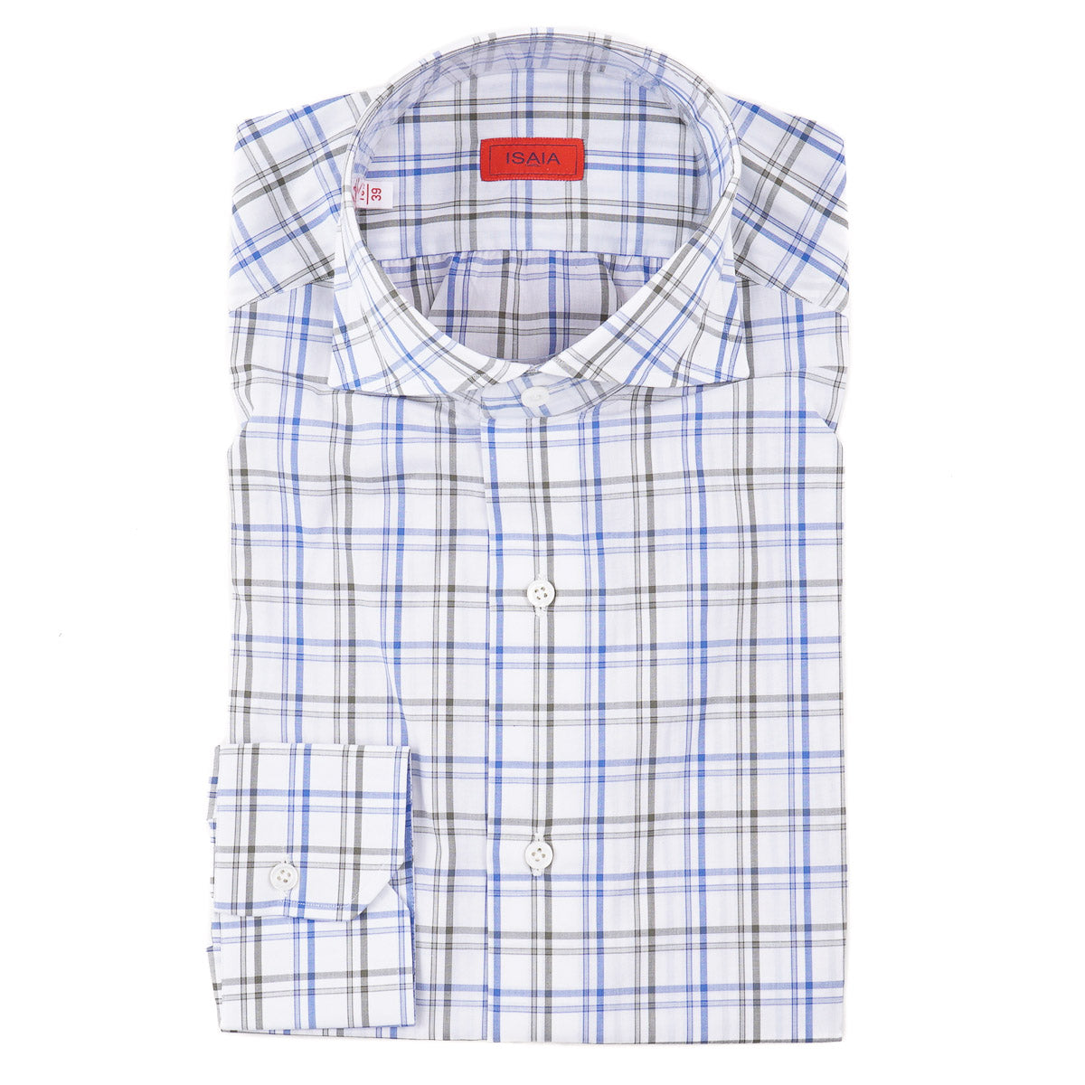 Isaia Tailored-Fit 'Mix' Cotton Shirt - Top Shelf Apparel