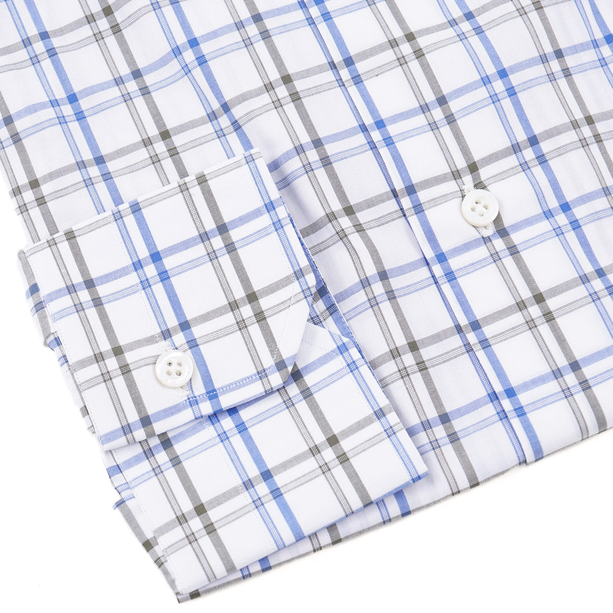 Isaia Tailored-Fit 'Mix' Cotton Shirt - Top Shelf Apparel