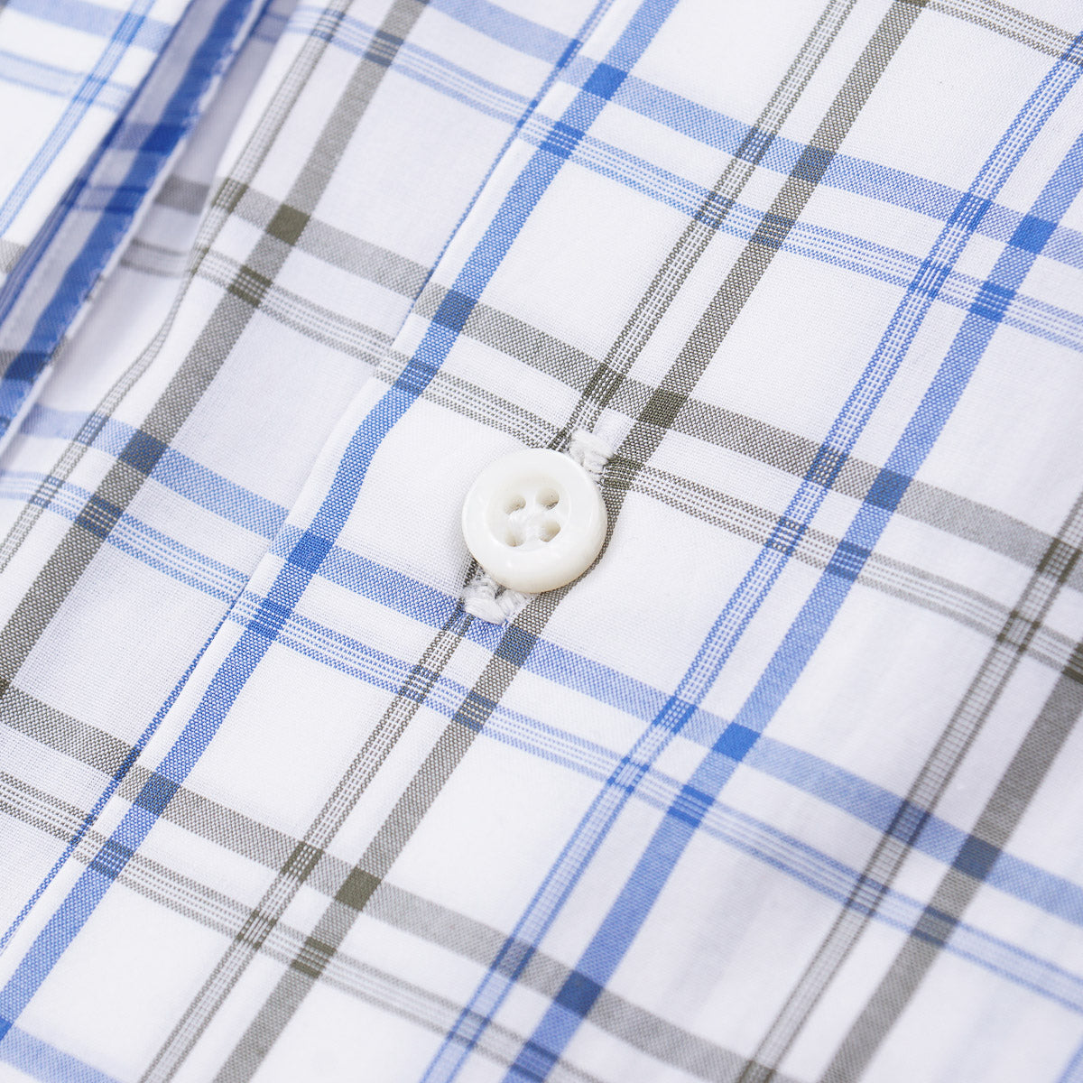 Isaia Tailored-Fit 'Mix' Cotton Shirt - Top Shelf Apparel