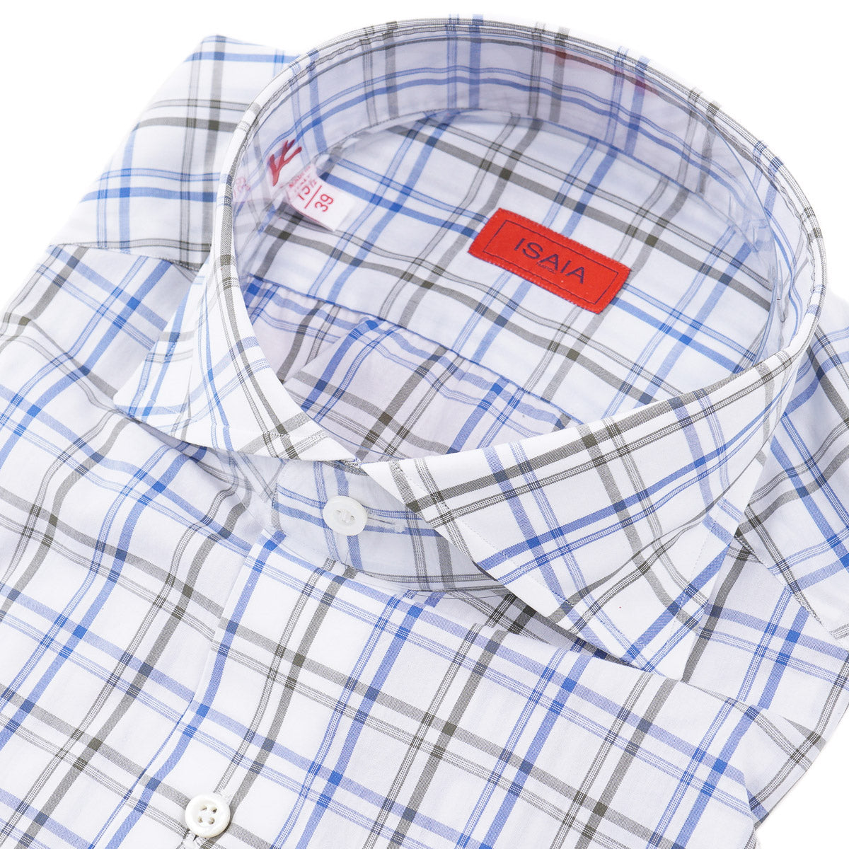 Isaia Tailored-Fit 'Mix' Cotton Shirt - Top Shelf Apparel