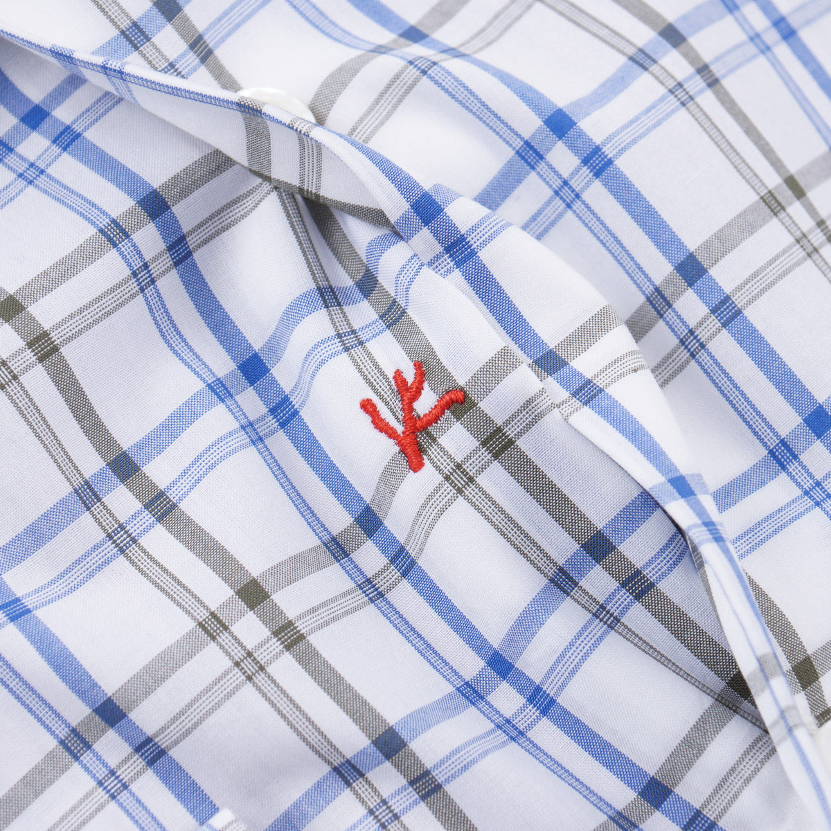 Isaia Tailored-Fit 'Mix' Cotton Shirt - Top Shelf Apparel