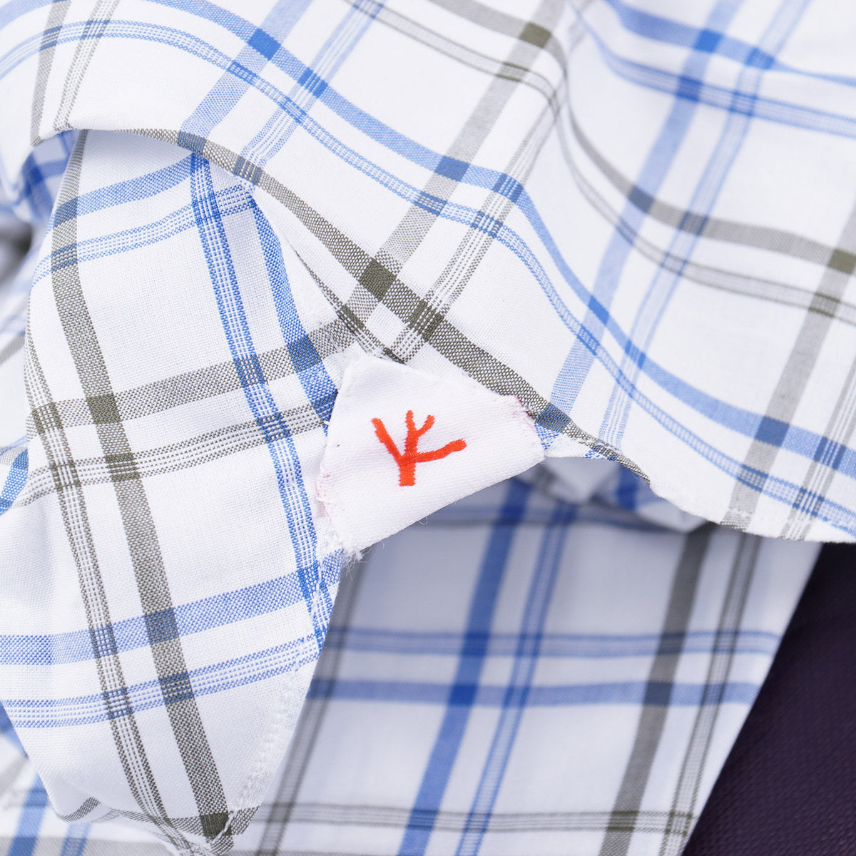 Isaia Tailored-Fit 'Mix' Cotton Shirt - Top Shelf Apparel