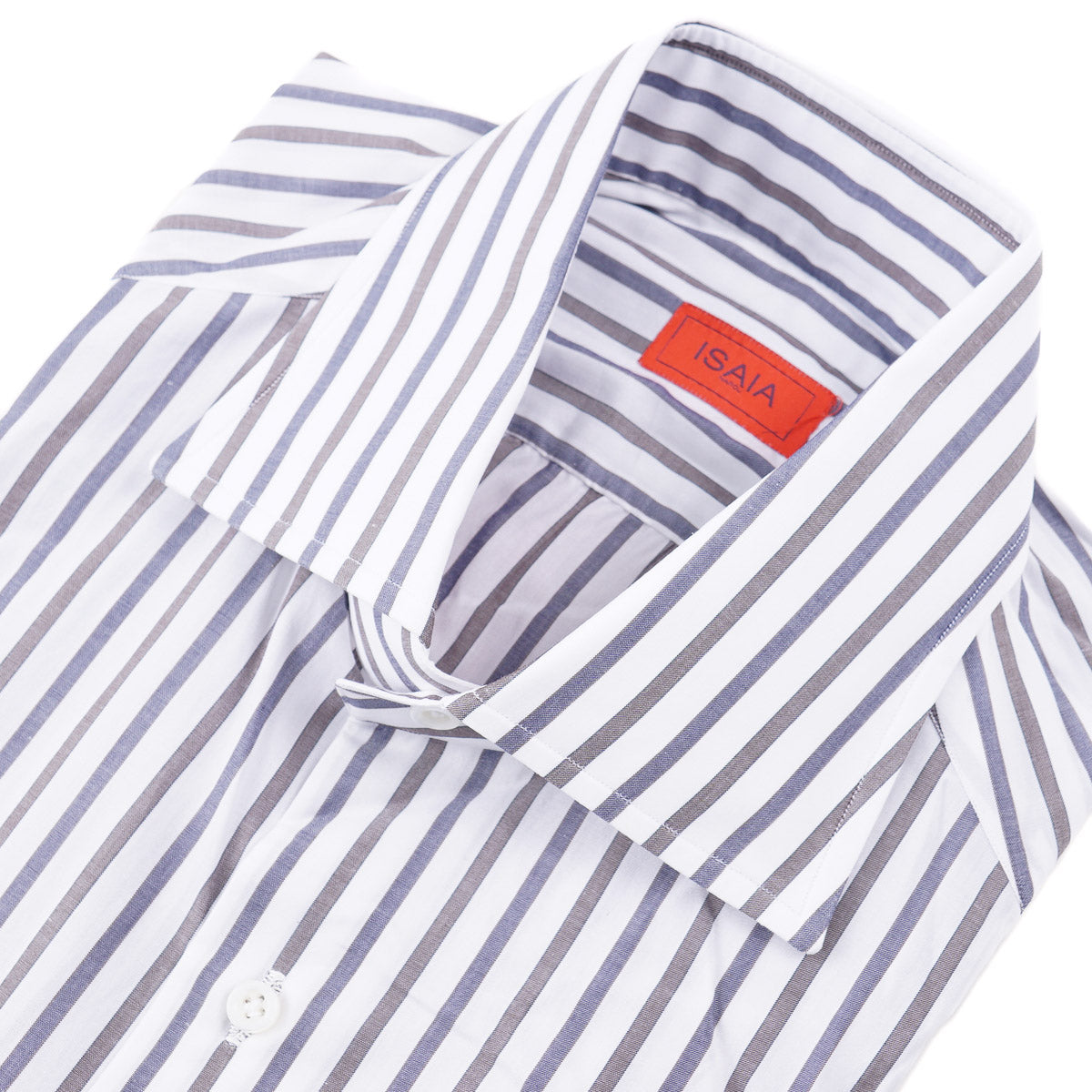Isaia Tailored-Fit 'Mix' Cotton Shirt - Top Shelf Apparel