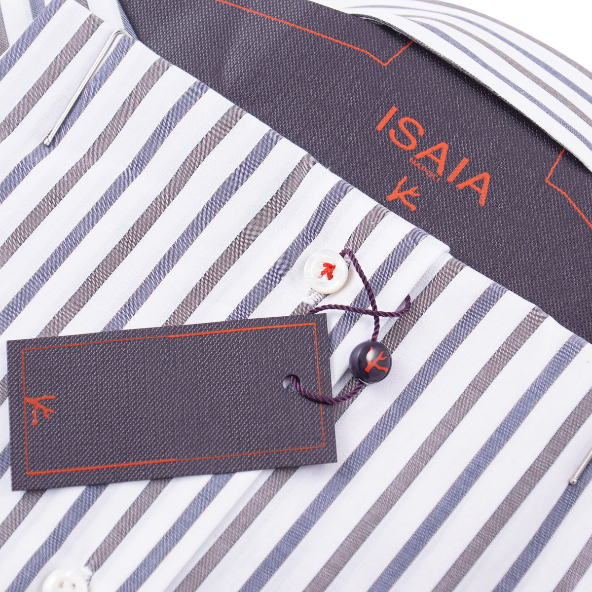 Isaia Tailored-Fit 'Mix' Cotton Shirt - Top Shelf Apparel