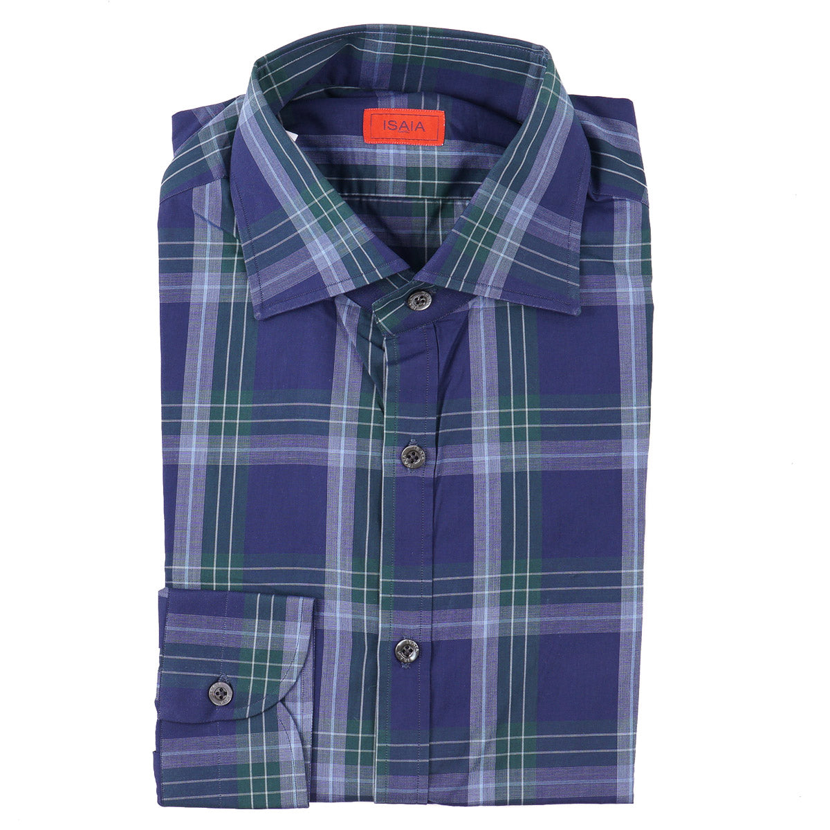 Isaia 'Italia' Regular-Fit Cotton Shirt - Top Shelf Apparel