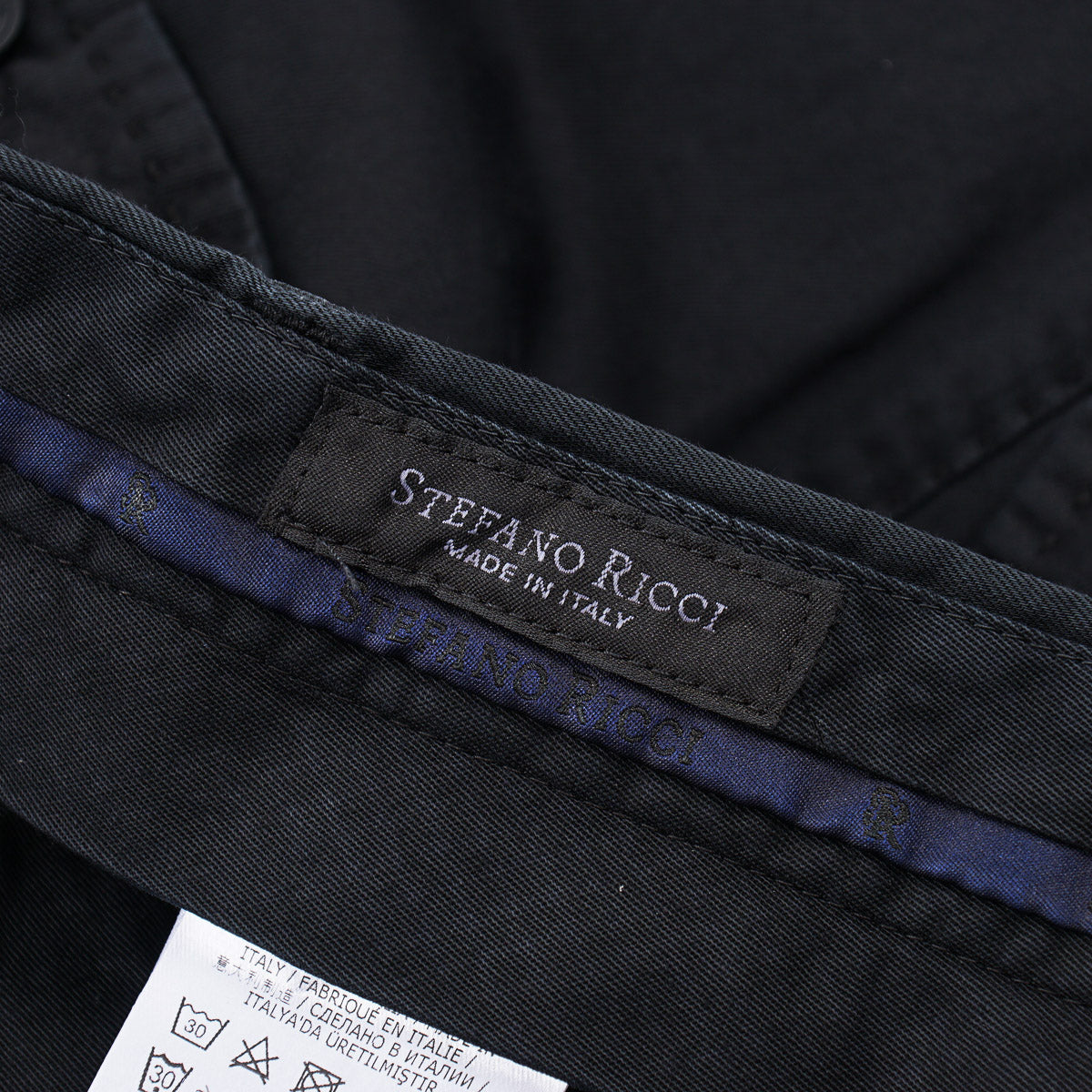 Stefano Ricci Cotton-Linen Chino Pants
