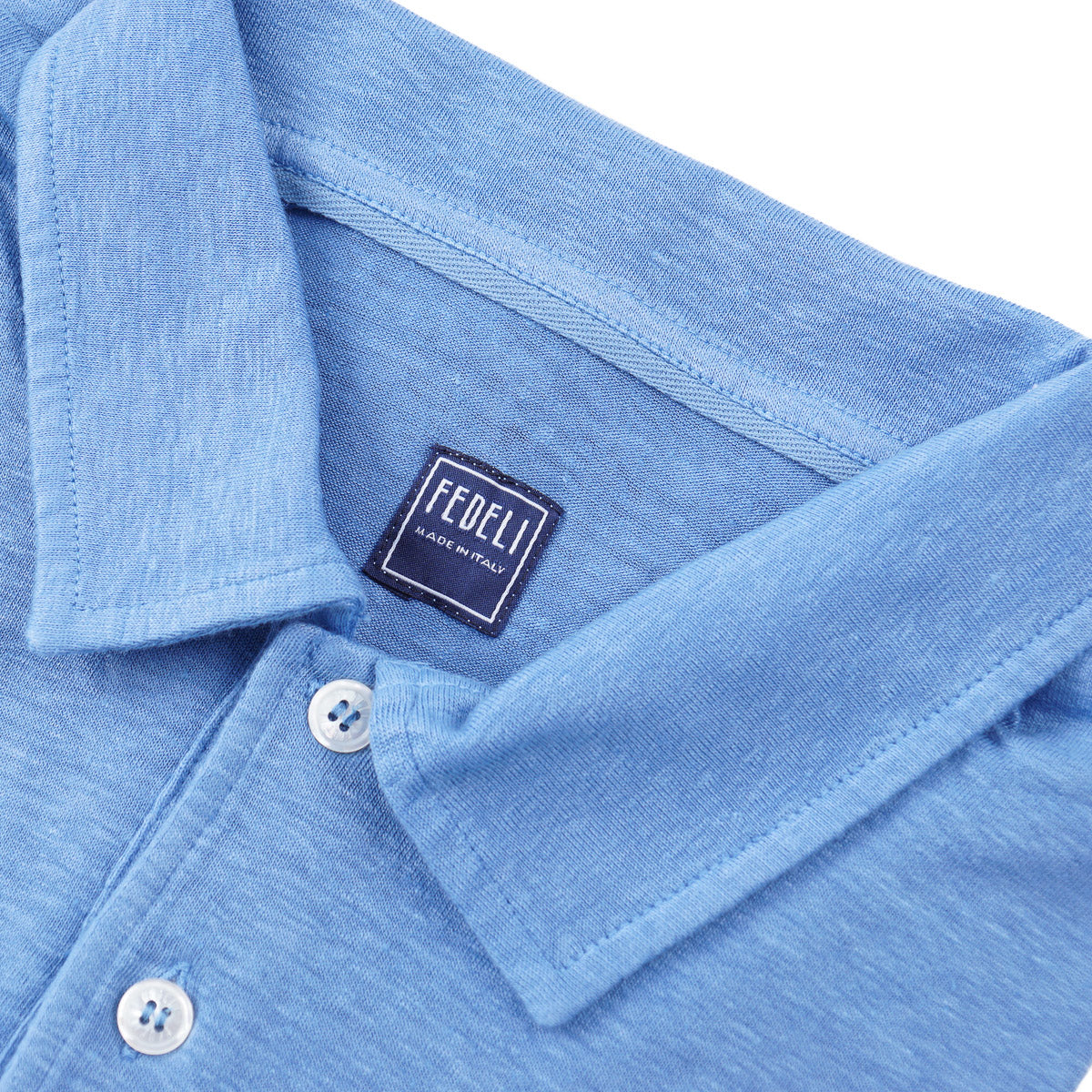 Fedeli Relaxed-Fit Linen Polo - Top Shelf Apparel