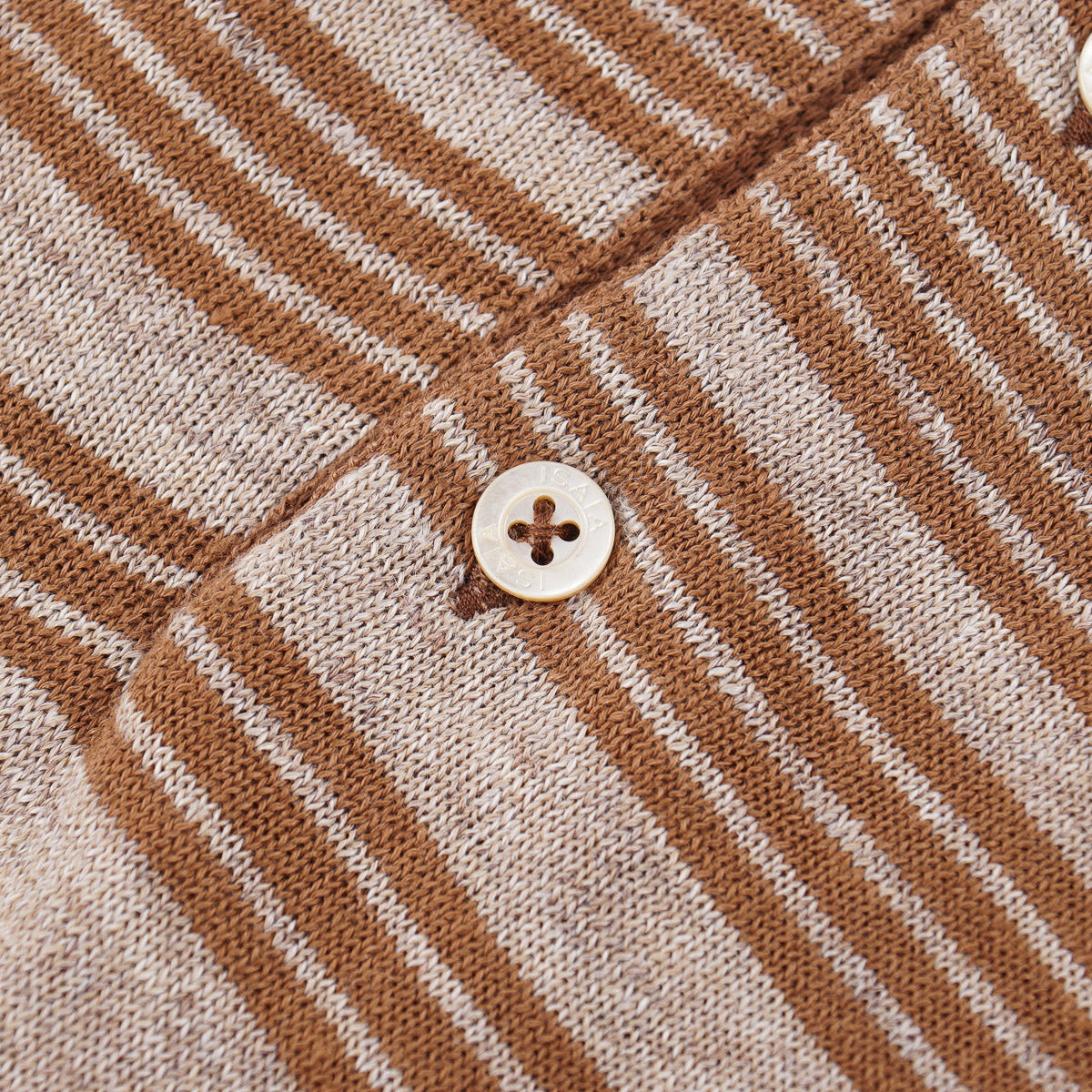 Isaia Linen-Cotton Polo Sweater - Top Shelf Apparel