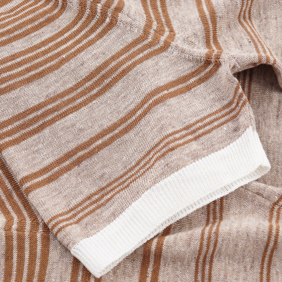 Isaia Linen-Cotton Polo Sweater - Top Shelf Apparel