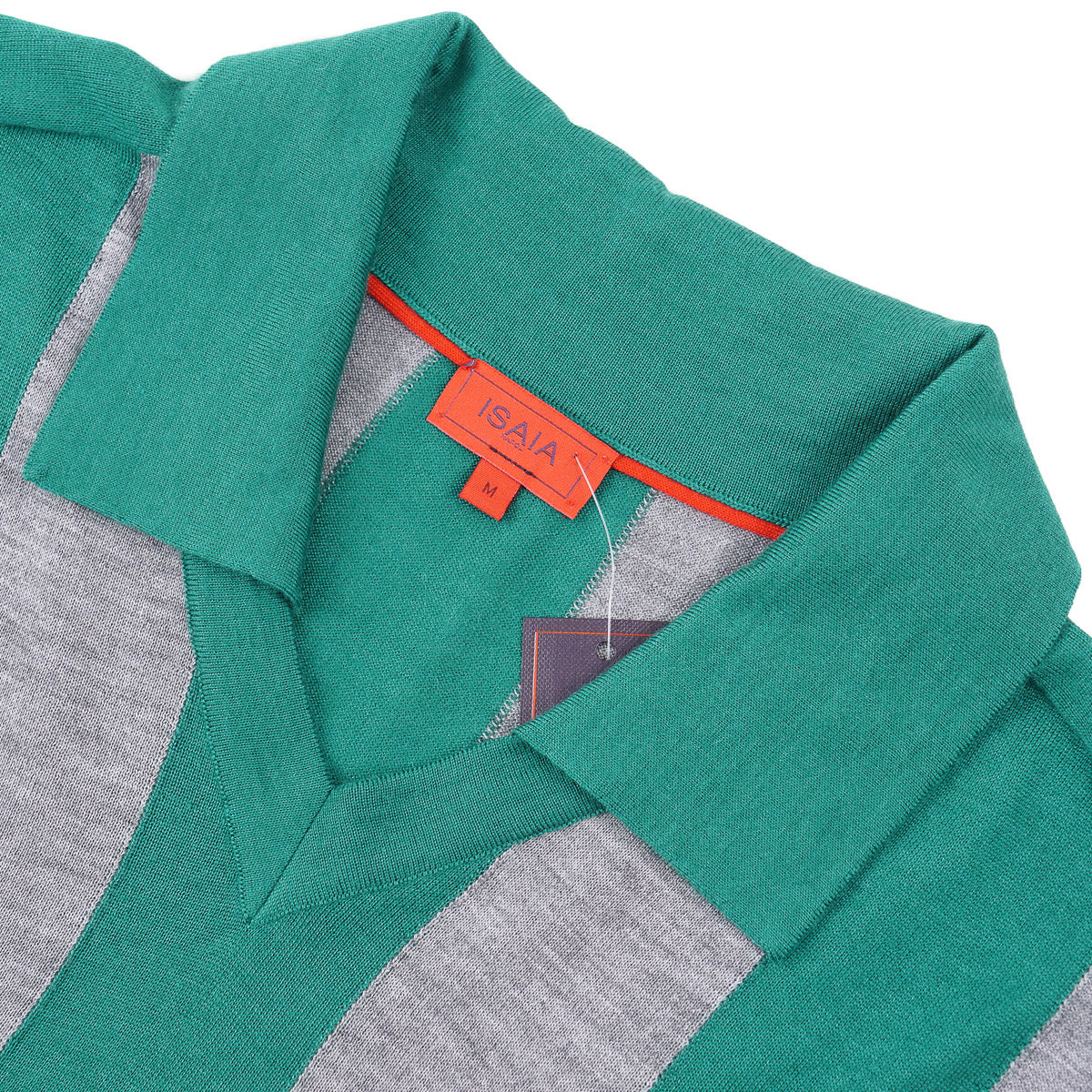 Isaia Knit Cashmere-Silk Polo Sweater - Top Shelf Apparel