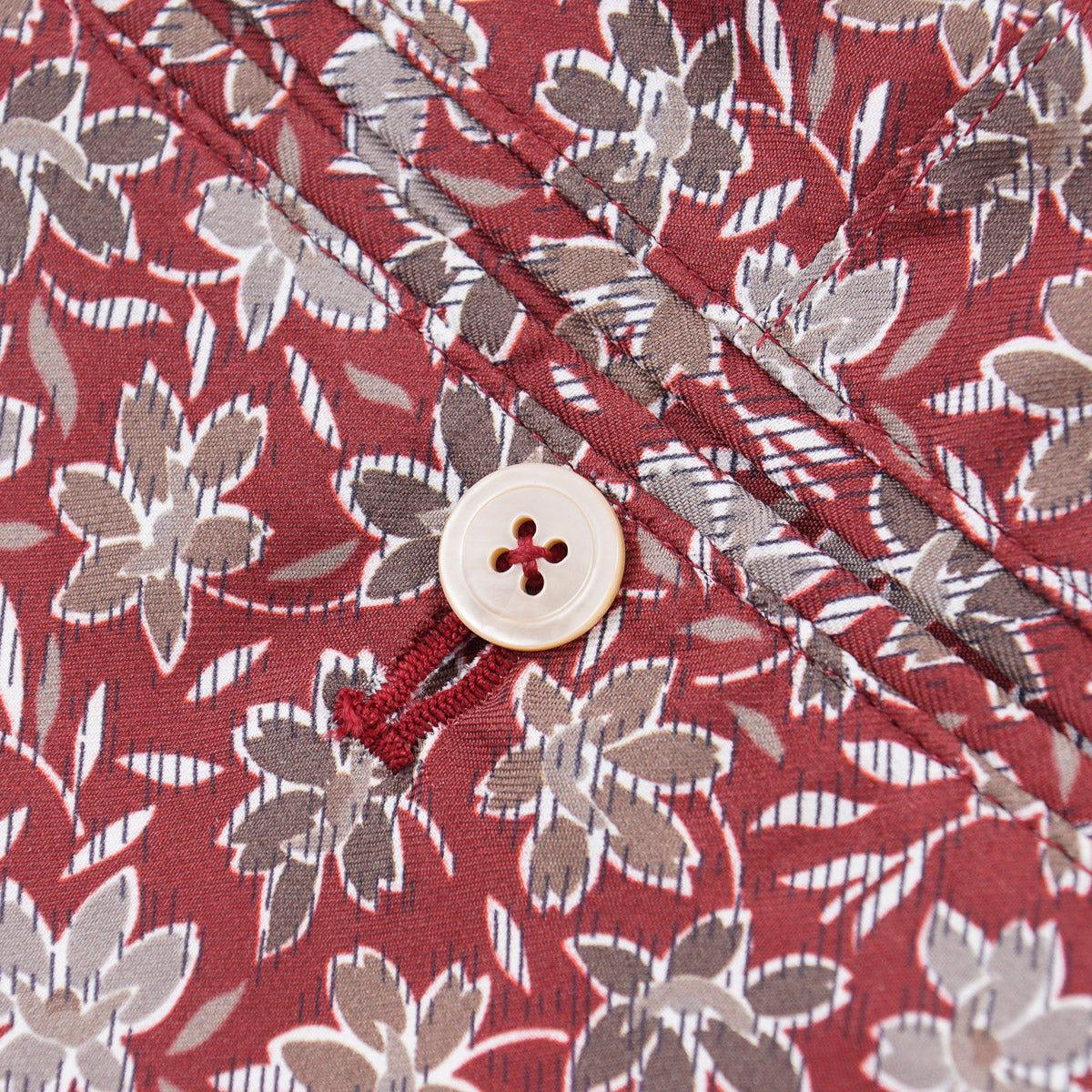 Isaia Printed Silk Drawstring Shorts - Top Shelf Apparel