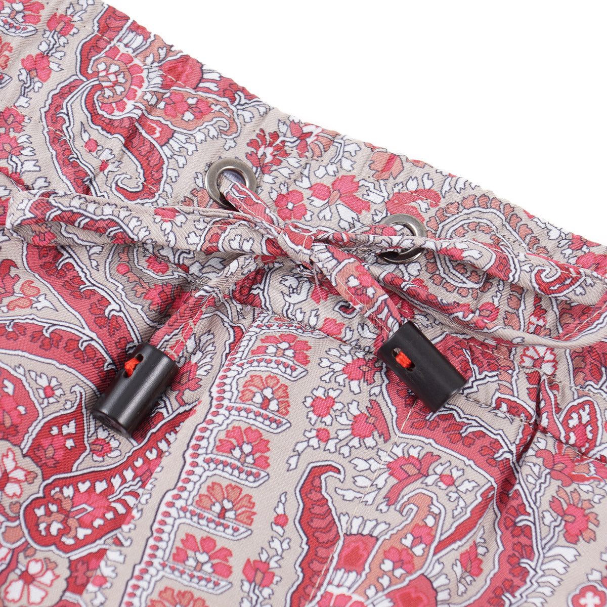 Isaia Printed Silk Drawstring Shorts - Top Shelf Apparel
