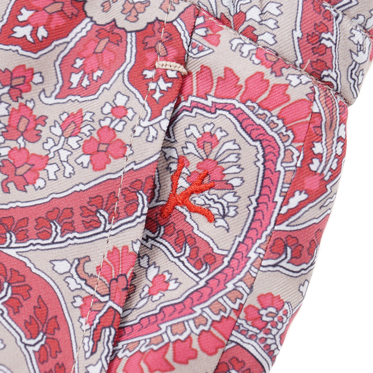 Isaia Printed Silk Drawstring Shorts - Top Shelf Apparel