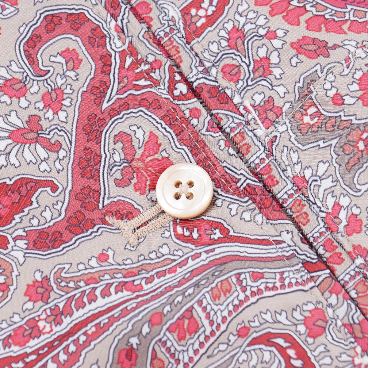 Isaia Printed Silk Drawstring Shorts - Top Shelf Apparel