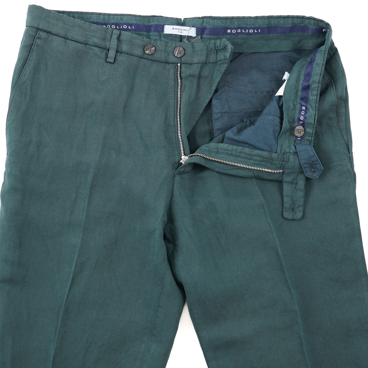 Boglioli Cotton-Linen Dress Pants - Top Shelf Apparel