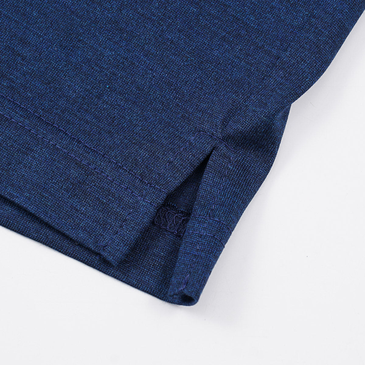 Mandelli Zip-Collar Light Silk Polo