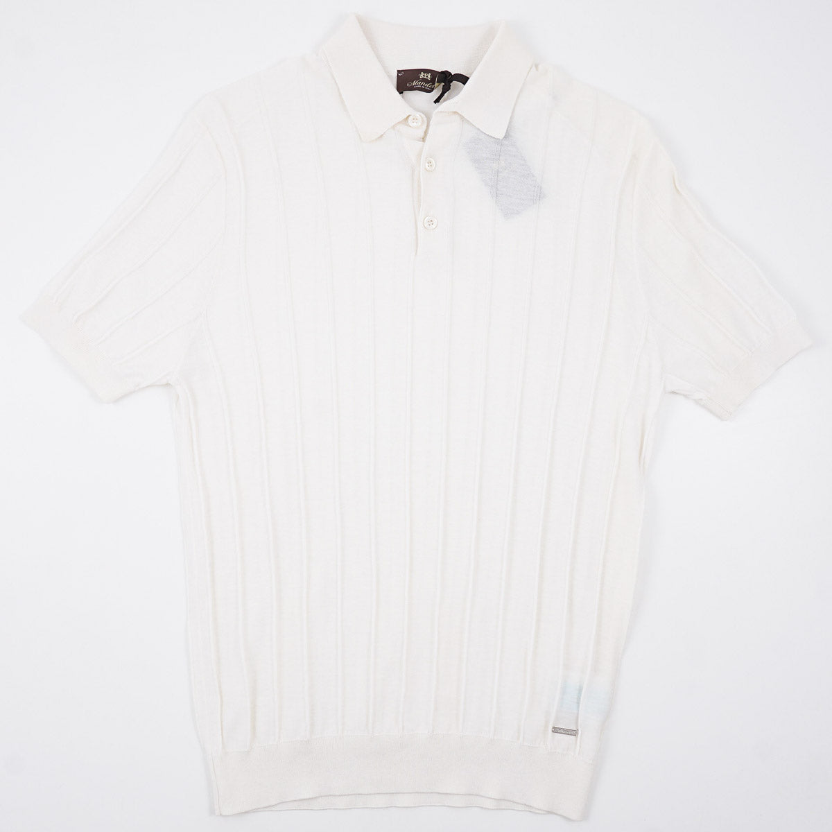 Mandelli Slim-Fit Cotton-Silk Polo