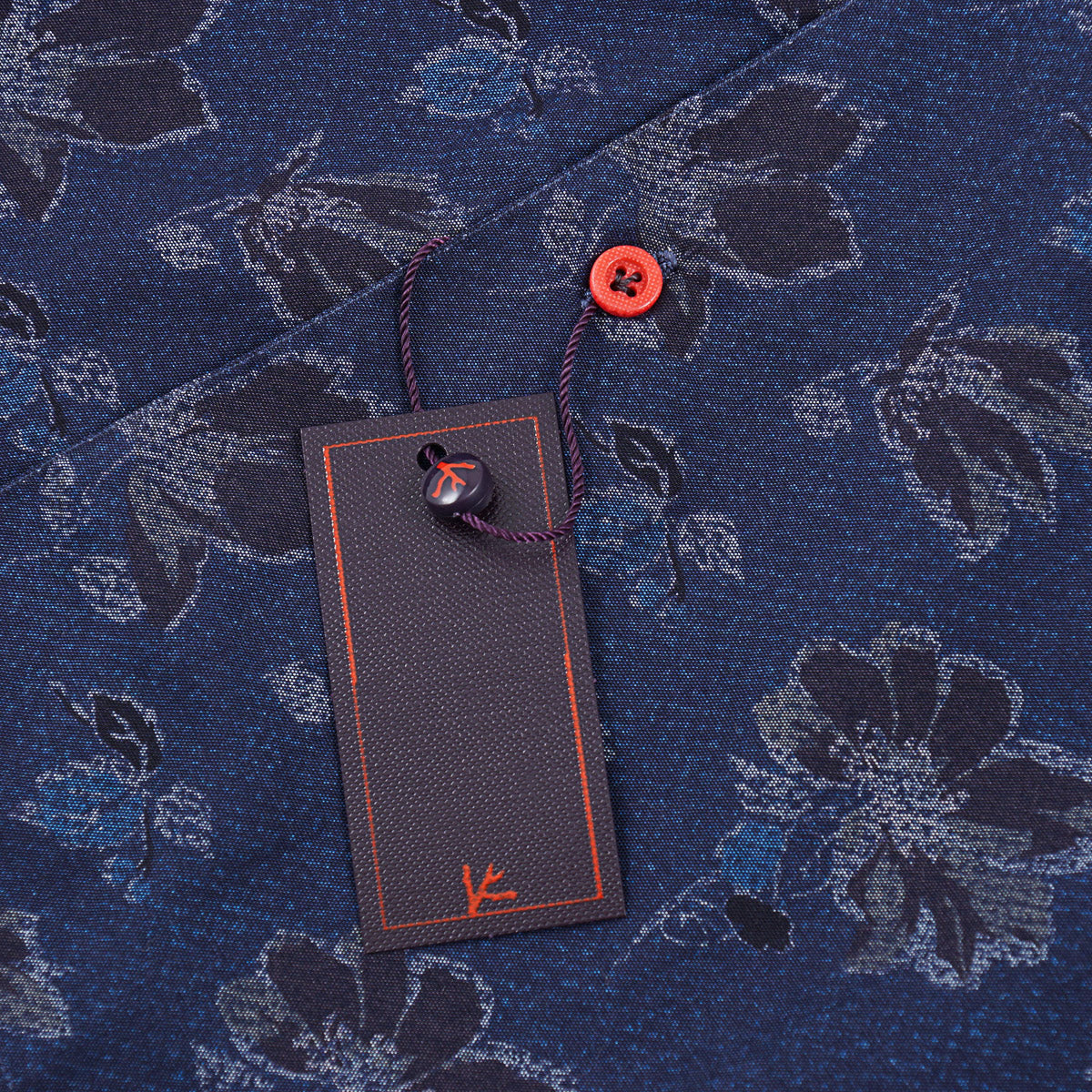 Isaia Printed Shirt with Camp Collar