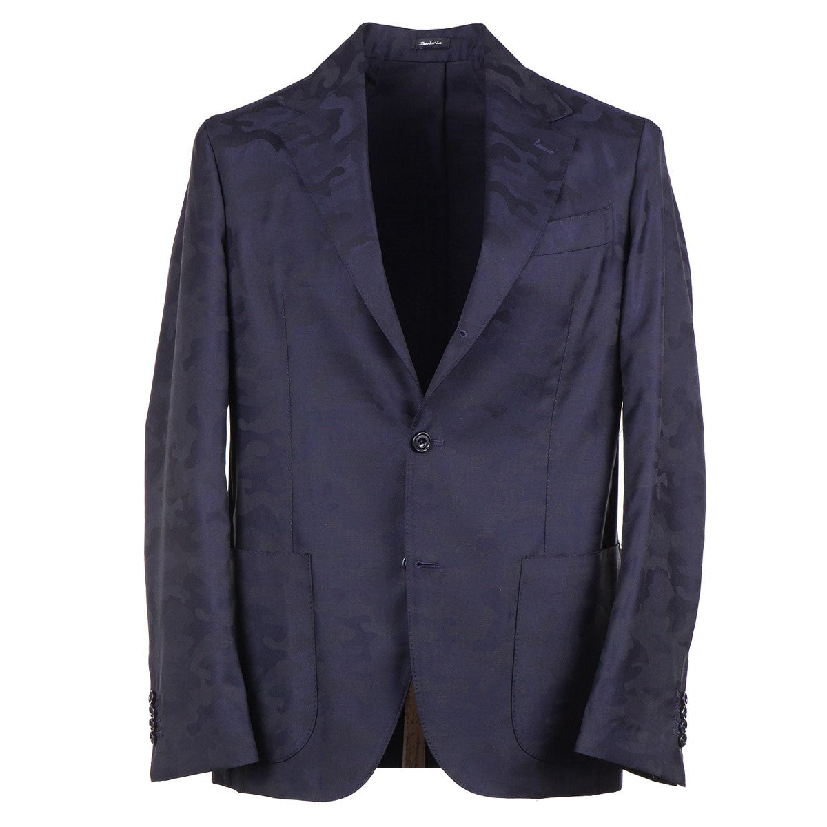 Sartorio Camo Patterned Wool Blazer - Top Shelf Apparel