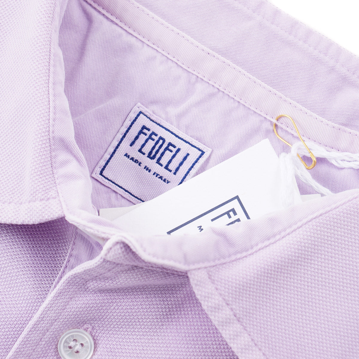 Fedeli 'North' Piquet Cotton Polo