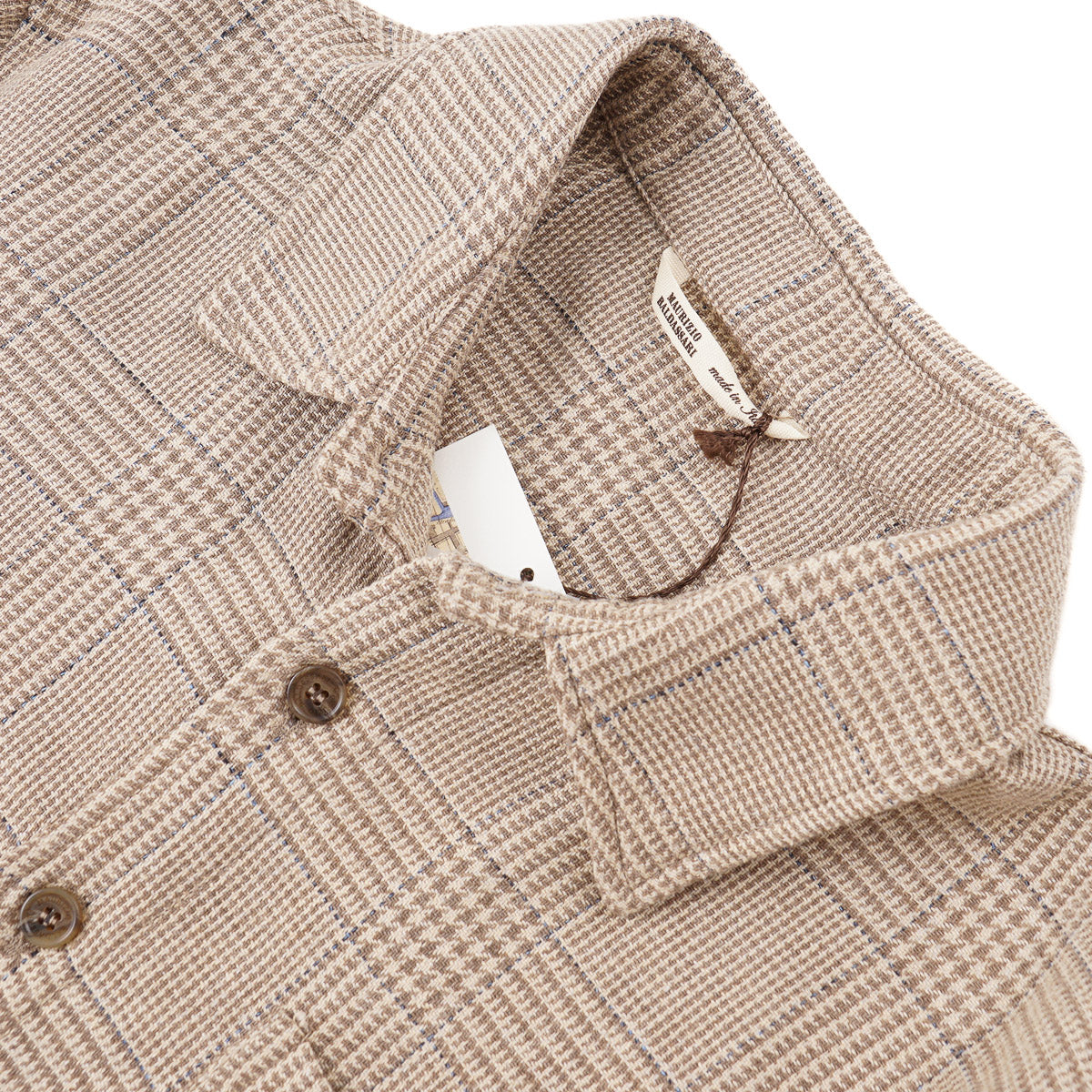 Maurizio Baldassari Wool-Silk-Hemp Overshirt