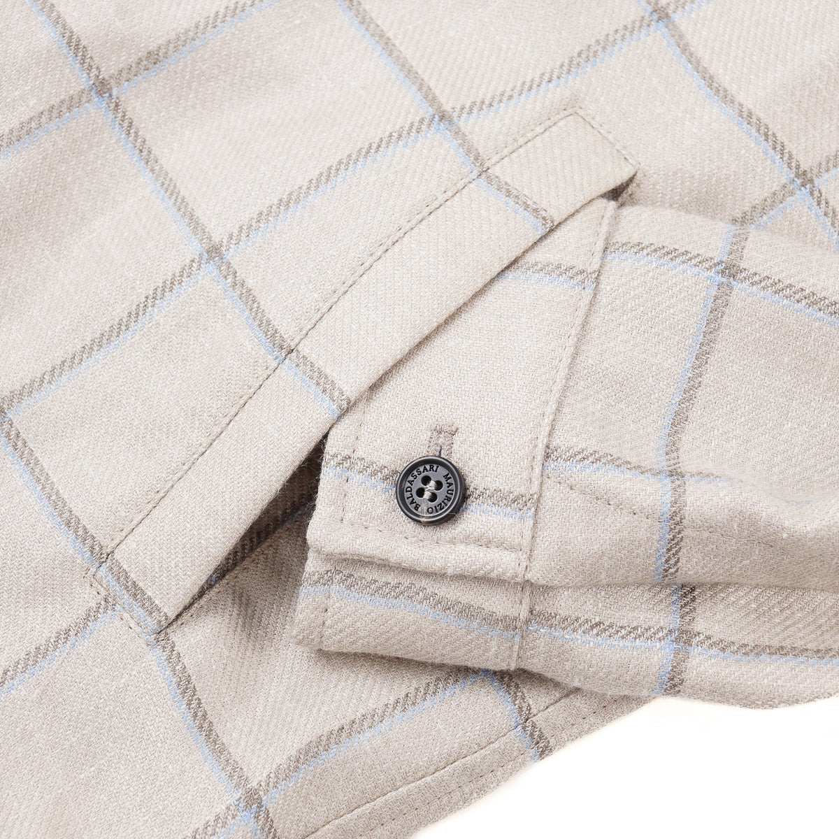 Maurizio Baldassari Cashmere-Silk-Linen Overshirt