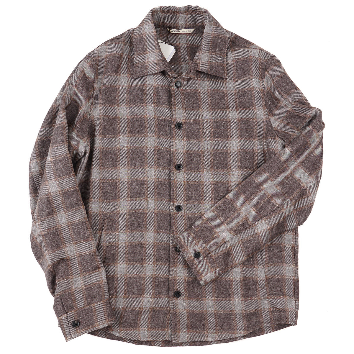 Maurizio Baldassari Linen-Blend Overshirt