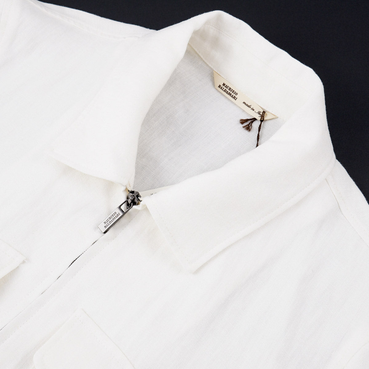 Maurizio Baldassari Linen Chore Jacket