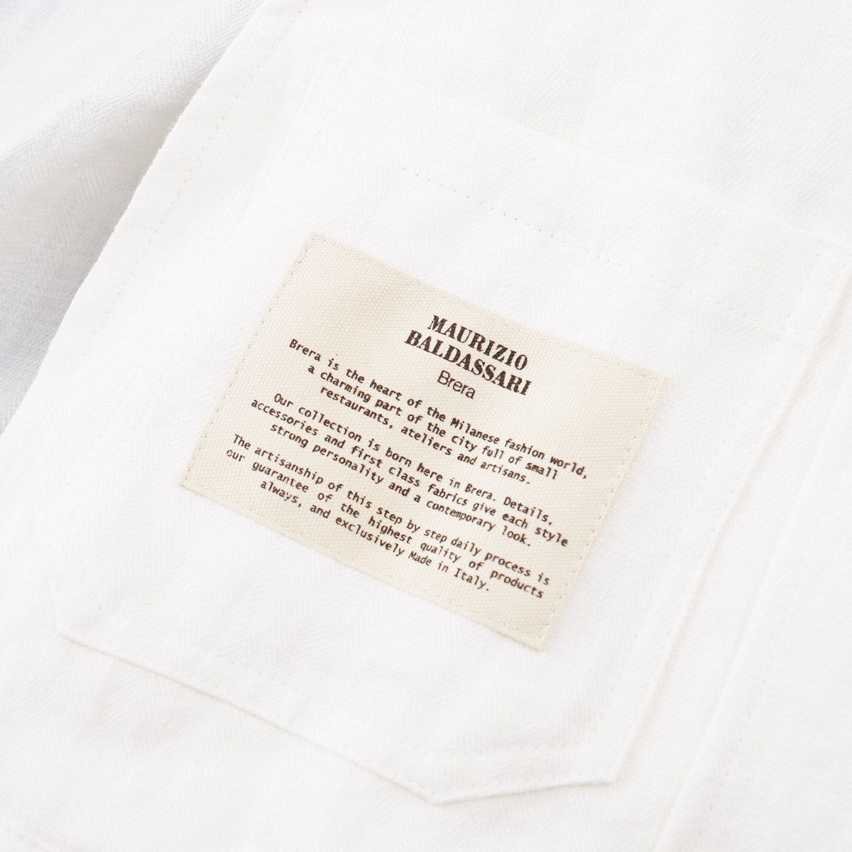 Maurizio Baldassari Linen Chore Jacket